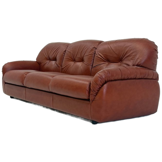 Vintage Design Bank Van Poltrona In Skai Leer 1