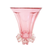 Artdeco Antieke Kristal Glas Vaas Roze Vaasje Jaren 20/30 Souvnier Vaasje
