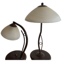 Set Klassieke Tafellampen Bolzano Bruin