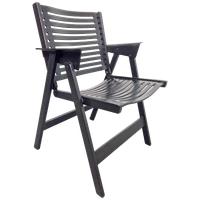 Vintage Rex Kralj Lounge Chair Tuinstoel Niko Kralj Zwart