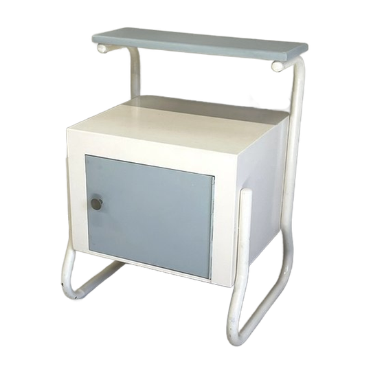 Rawi Nachtkastje Vintage Sixties Wit Blauw 1