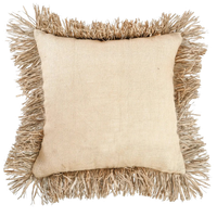 Bazar Bizar |de Jute Bonita Kussenhoes - Naturel - 60x60