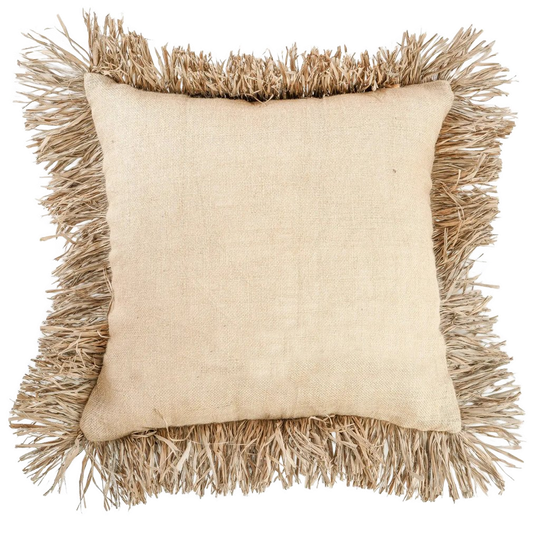 Bazar Bizar |de Jute Bonita Kussenhoes - Naturel - 60x60 1