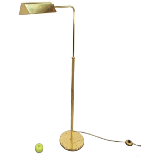 Regency Vloerlamp Messing Verstelbaar Leeslamp Italy ’70 1