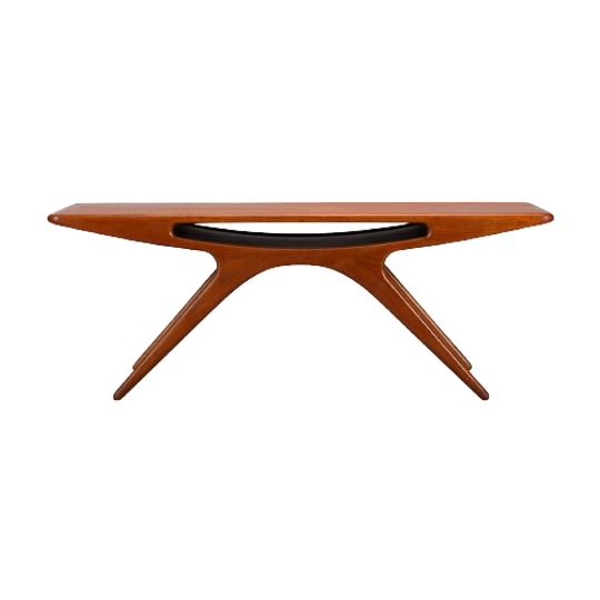 Deens Design Clasic De Smile Table In Teak By Johannes Andersen For Cfc Silkeborg, 1960s 1