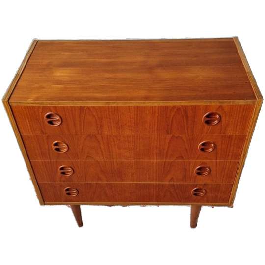 Vintage Deens Design Ladekastje Jaren 70 1
