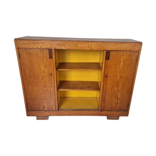 Art Deco Dressoir Boekenkastje Eiken