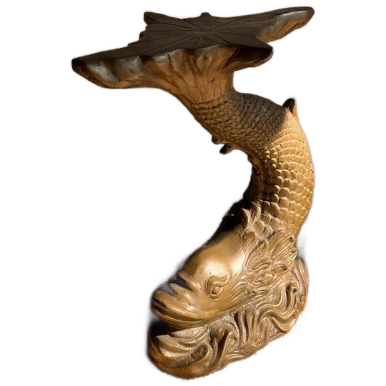 Vintage Maitland Smith Koi Vis Bijzettafel 1