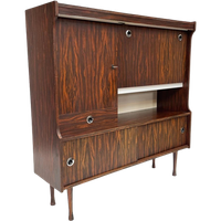 Vintage Highboard Wandmeubel Jaren 60 Rosewood Fineer