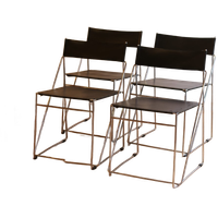 Set Van 4 X-lines Stoelen Van Niels Jorgen