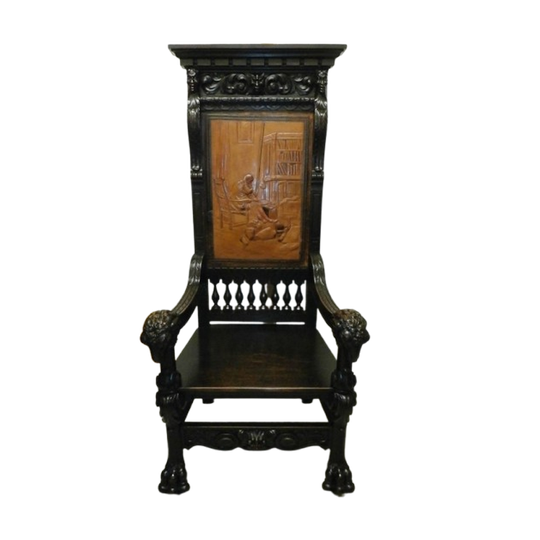 19de Eeuwse Zeldzame Troonzetel! 1