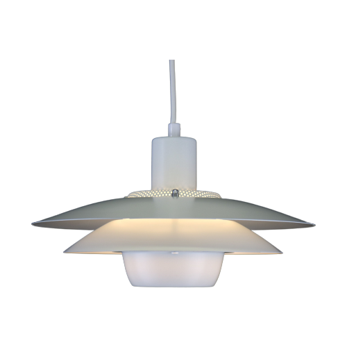 Witkleurige Top Designlamp Van Jeka Metaltryk - Model Viola Type 3013-P - Denemarken 1980