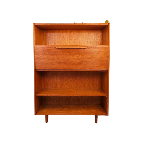 Vintage Pastoe Secretaire, Retro Barkast 1960S, Drankenkast