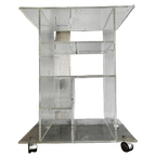 Vintage Plexiglas Meubel / Audiomeubel / Cart thumbnail 1