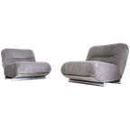 Giuseppe Munari Lounge Lounge Fauteuils Jaren 70, Italië Set Van 2 thumbnail 1