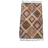 Handgeknoopt Subtiel Vintage Vloerkleed Met Mooie Kleuren 162x81cm