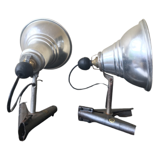 Vintage Spots Knijplampen Aluminium Lita 1