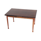 Palissander Rechthoekige Verlengbare Eettafel Vintage thumbnail 1