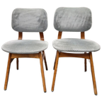 Set 2 Vintage Eetkamer Stoelen Jaren 60 Retro Stoelen thumbnail 1