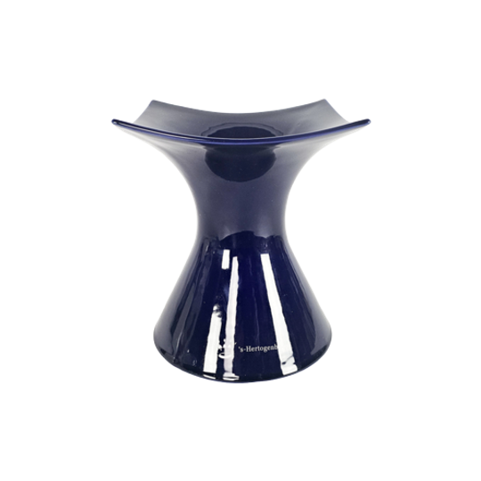 Cor Unum - Xl Boeket Vaas - Zweitse Landsheer - Cobalt Blauw - 80's 1