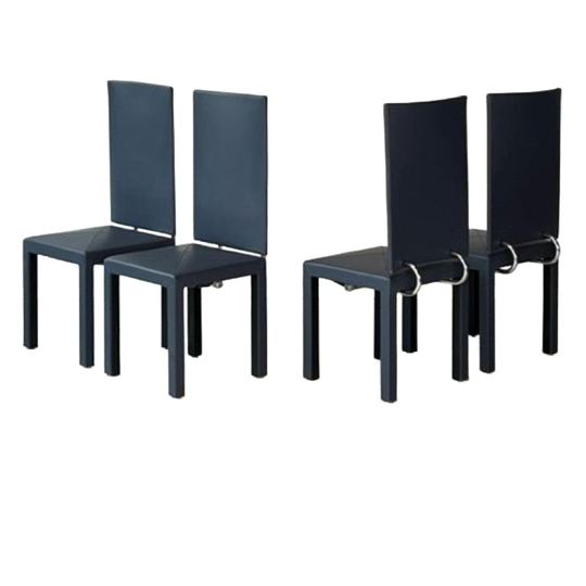 Arcalla | Eetkamerstoelen 4x B&b Italia Paolo Piva 1