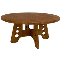 Vintage Oak Coffee Table By Gilbert Marklund For Furusnickarn Ab