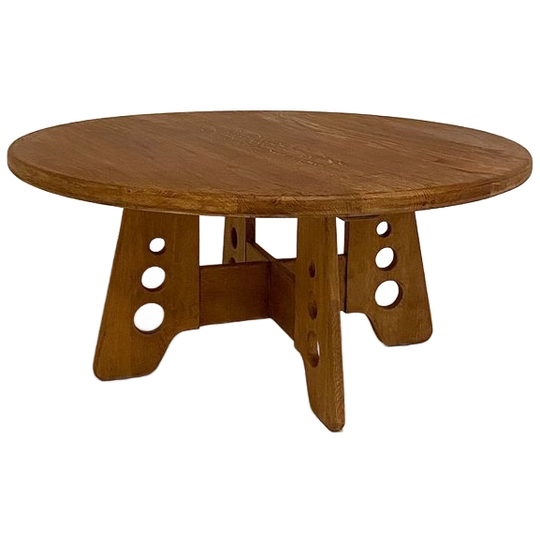 Vintage Oak Coffee Table By Gilbert Marklund For Furusnickarn Ab 1