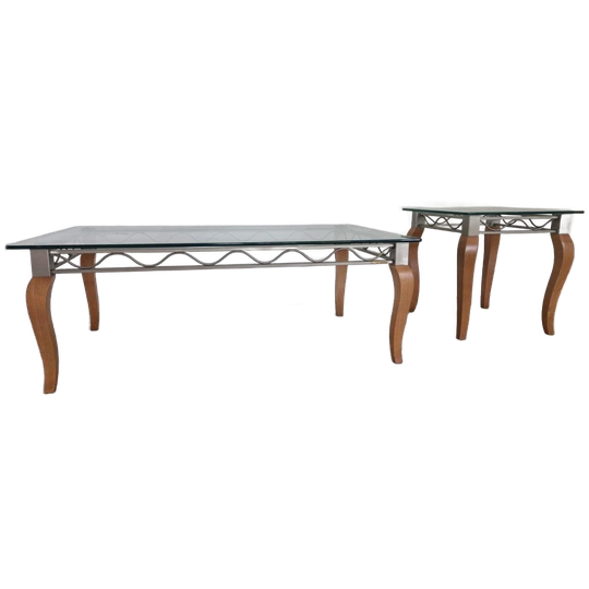 Pierre Vandel Postmoderne Salon Tafel En Bijzettafel 1