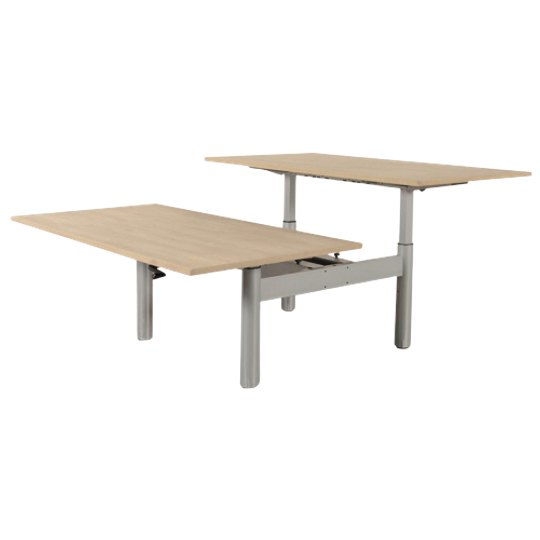 Gispen Tm Bench Werkplek Handslinger, Bladen Naar Keuze, 2 X 160 X 80 Cm 1
