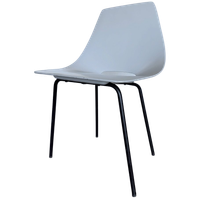 4x Vintage Tonneau Chairs Design By Pierre Guariche