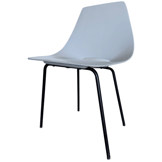 4x Vintage Tonneau Chairs Design By Pierre Guariche 1