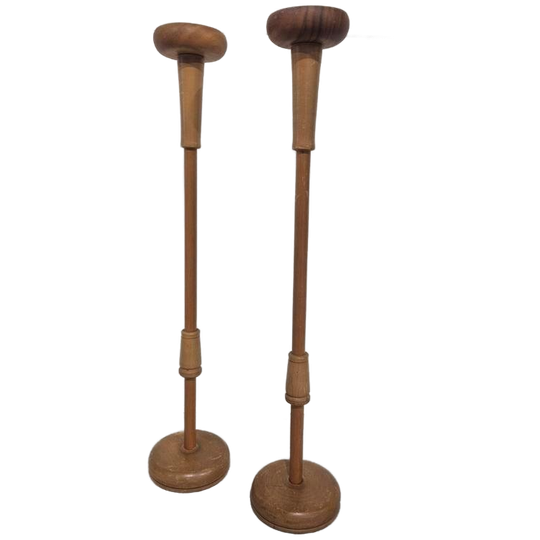 Mid Century Vintage Deense Vloer Kandelaars 100 Cm 1