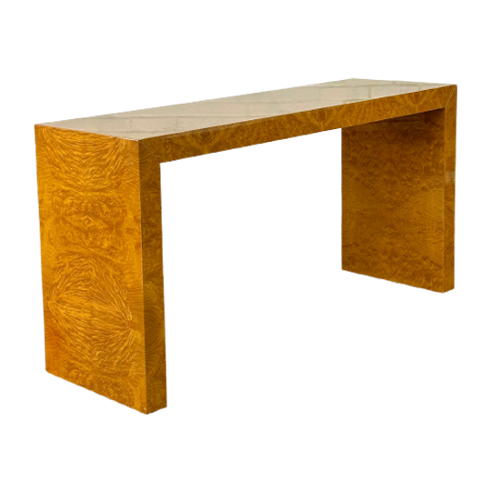 Console Tafel Met Burlwood Van Selva 1