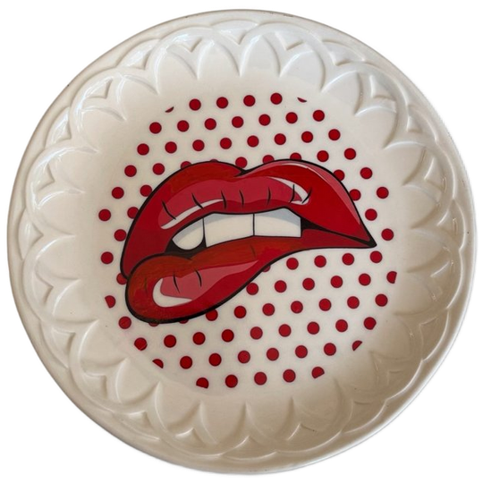 Vintage Wandbord Pop-art Mond 1