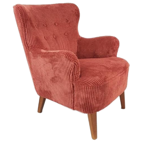 Artifort Roze Fauteuil | Ribstof Framboos Roze Nieuw 1