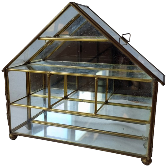 Hollywood Regency Vitrine Wandkastje 1