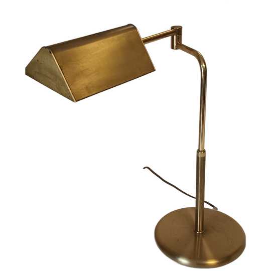 Messing Bankierslamp 1
