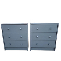 2x Grijze Ladekasten