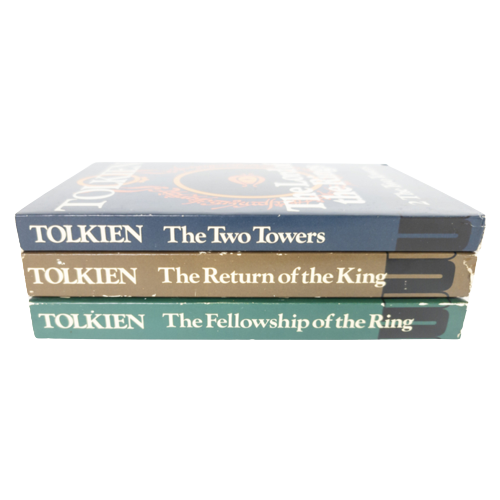 Tolkien - The Lord Of The Rings - 3 Delen - Unwin Paperbacks - Softcover - 4E Druk 1976