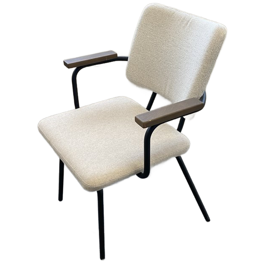 NOGA Design Eetkamerstoel Beige Zwart 1