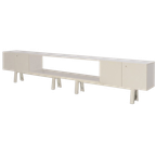 Officenow Draaideurkast, Hout, 69 X 320 Cm, Geen Legborden thumbnail 1