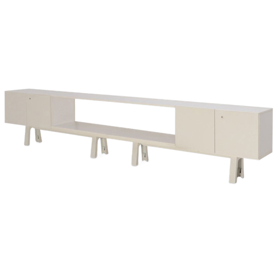 Officenow Draaideurkast, Hout, 69 X 320 Cm, Geen Legborden 1