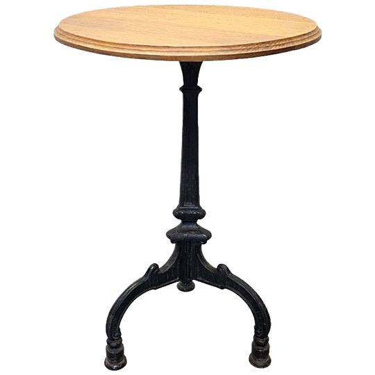 Antiek Frans Gietijzeren Bistro Tafel, Eind 19e Eeuw 1