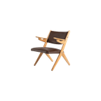 Danish Architectural Armchair By Arne Hovmand Olsen, 1970’s thumbnail 1