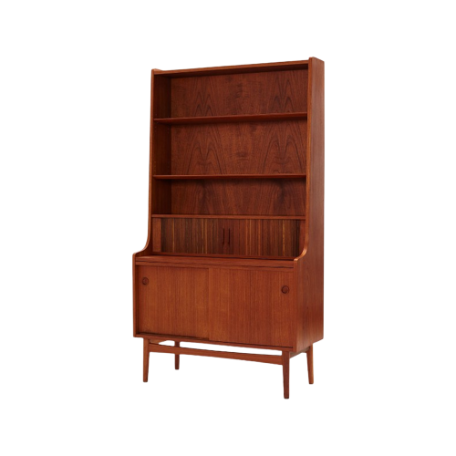 Bookcase Designed By Johannes Sorth For Bornholms Møbelfabrik, Denmark 1960’S.