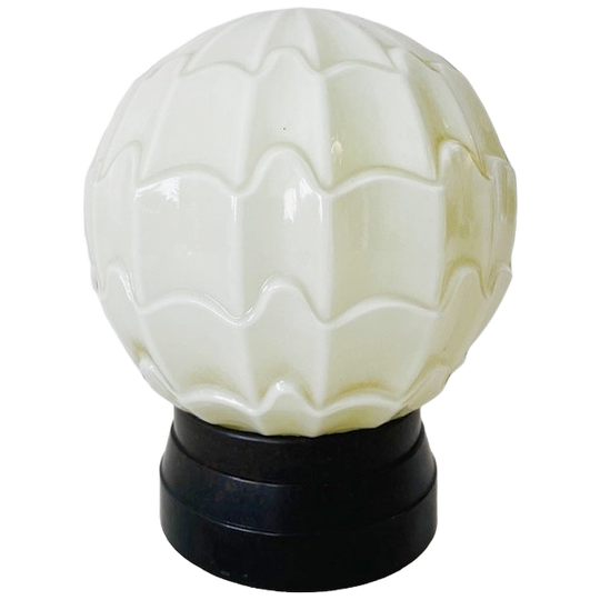 Thabur Art Deco Plafondlamp Beige 1930’s Plafonnière 1