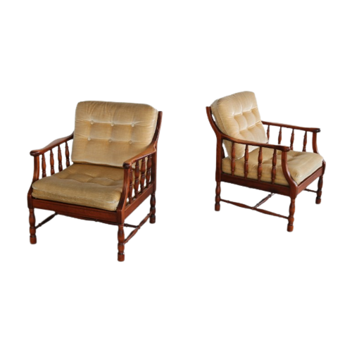 Vintage Fauteuils | Easy Chairs | Jaren 60 | Zweden