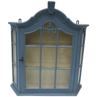 Vitrinekast In Blauw