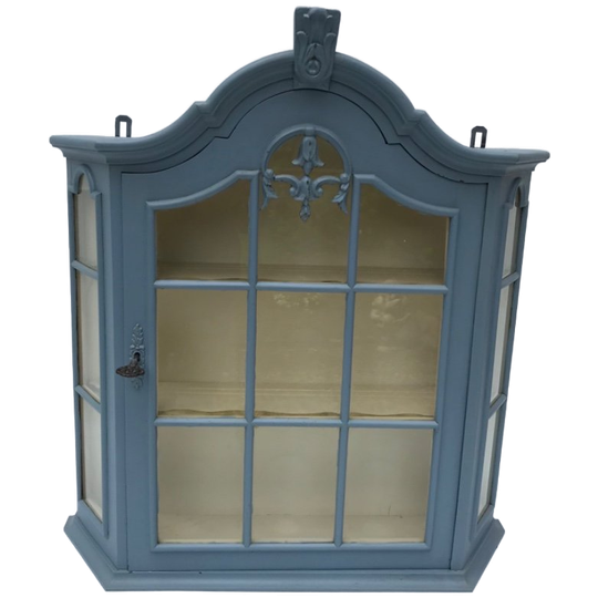 Vitrinekast In Blauw 1
