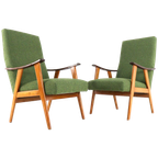 Nederlandse Vintage Fauteuil Gestoffeerd thumbnail 1